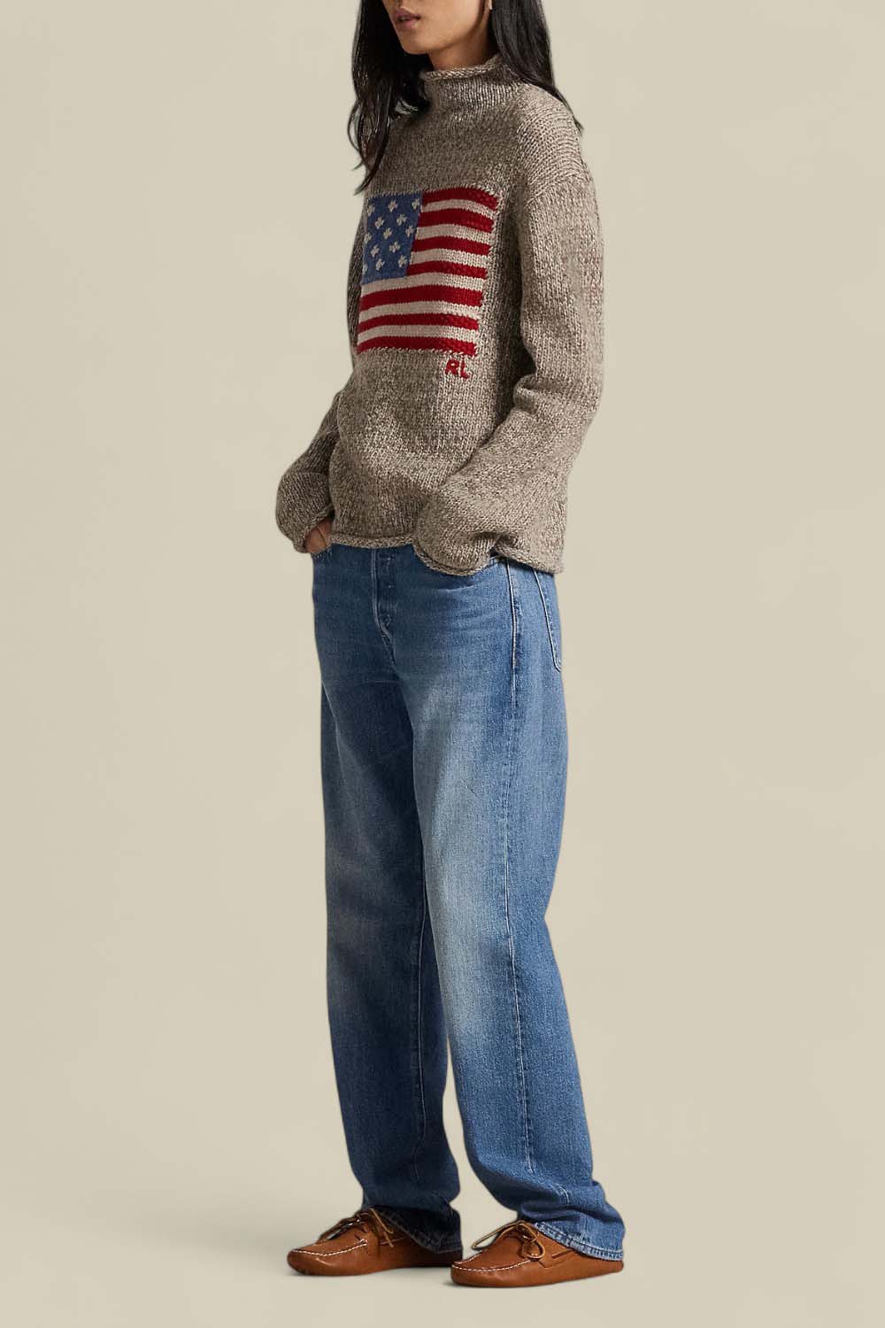 תמונת כל הלוק של סריג צמר